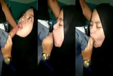 Bokep Indo Hijab Kalem Sedot Cairan Kental